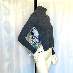 Moth by Anthropologie Turtleneck/Blouse Sweater